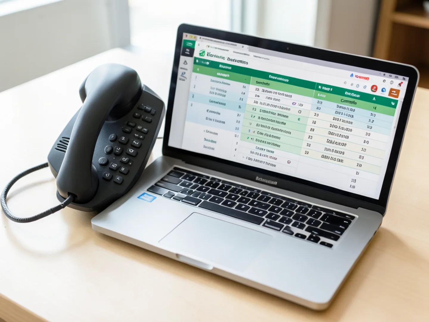 Telephone dispatch coordinator at Campbell desk scheduling emergency HVAC service appointment